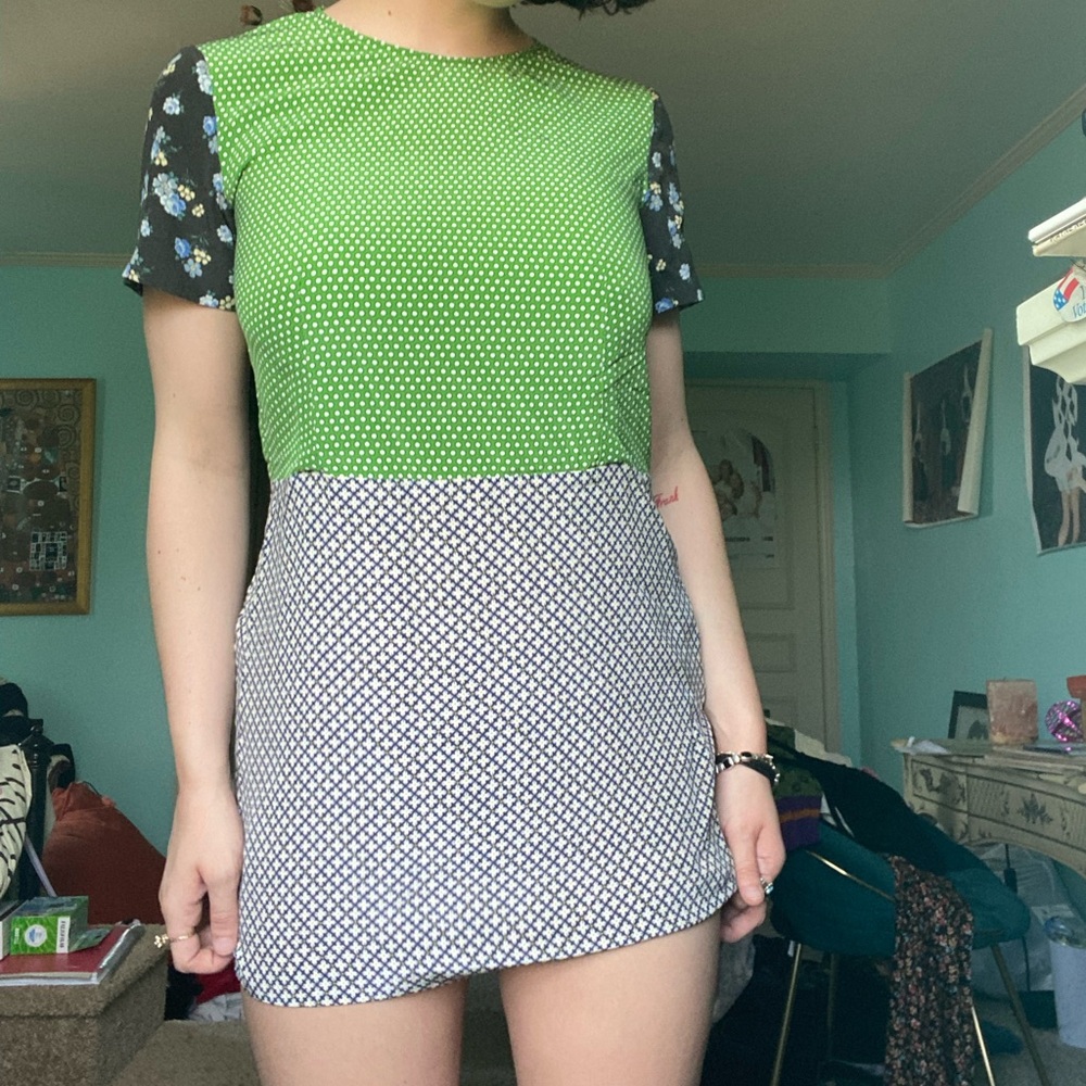 Stella McCartney pattern block dress🔓🦠🌷amazing for weddings